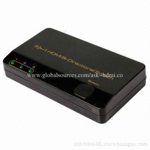 3x1 HDMI Bi-directional Switch, Plug-and-play Function